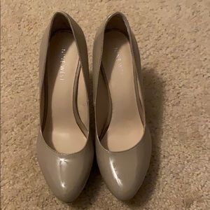 Nine West Tan platforms